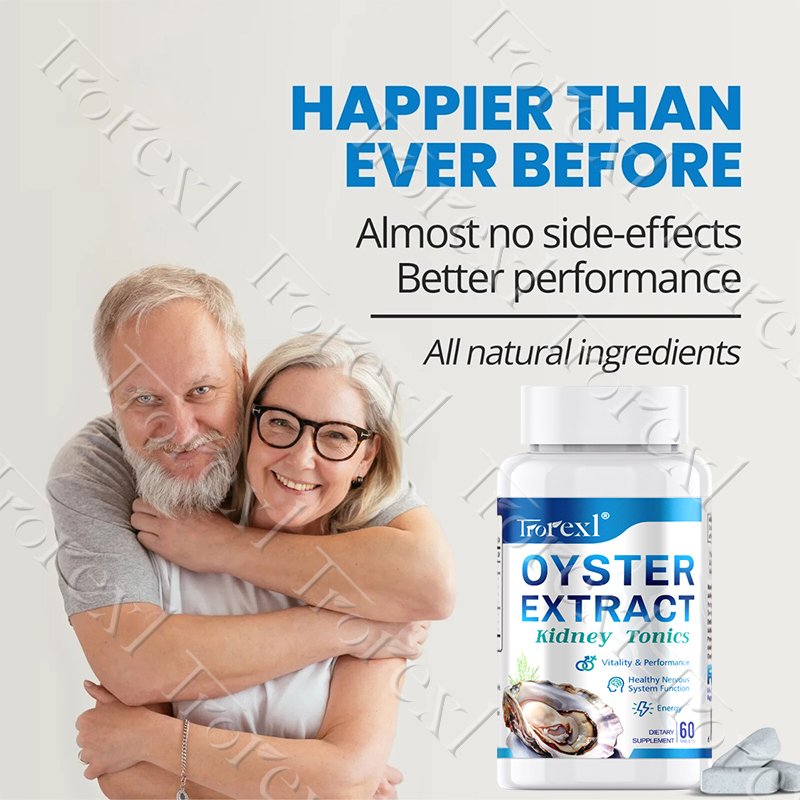 Health Wellness Month - 牡蠣エキス錠剤は、エネルギー、活力、健康をサポートし、男性の健康を高めるサプリメントです。