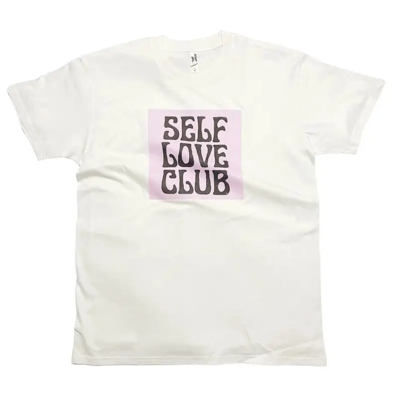Health Wellness Club - セルフラブクラブ ウェルネスTシャツ メンタルヘルス啓発トップス