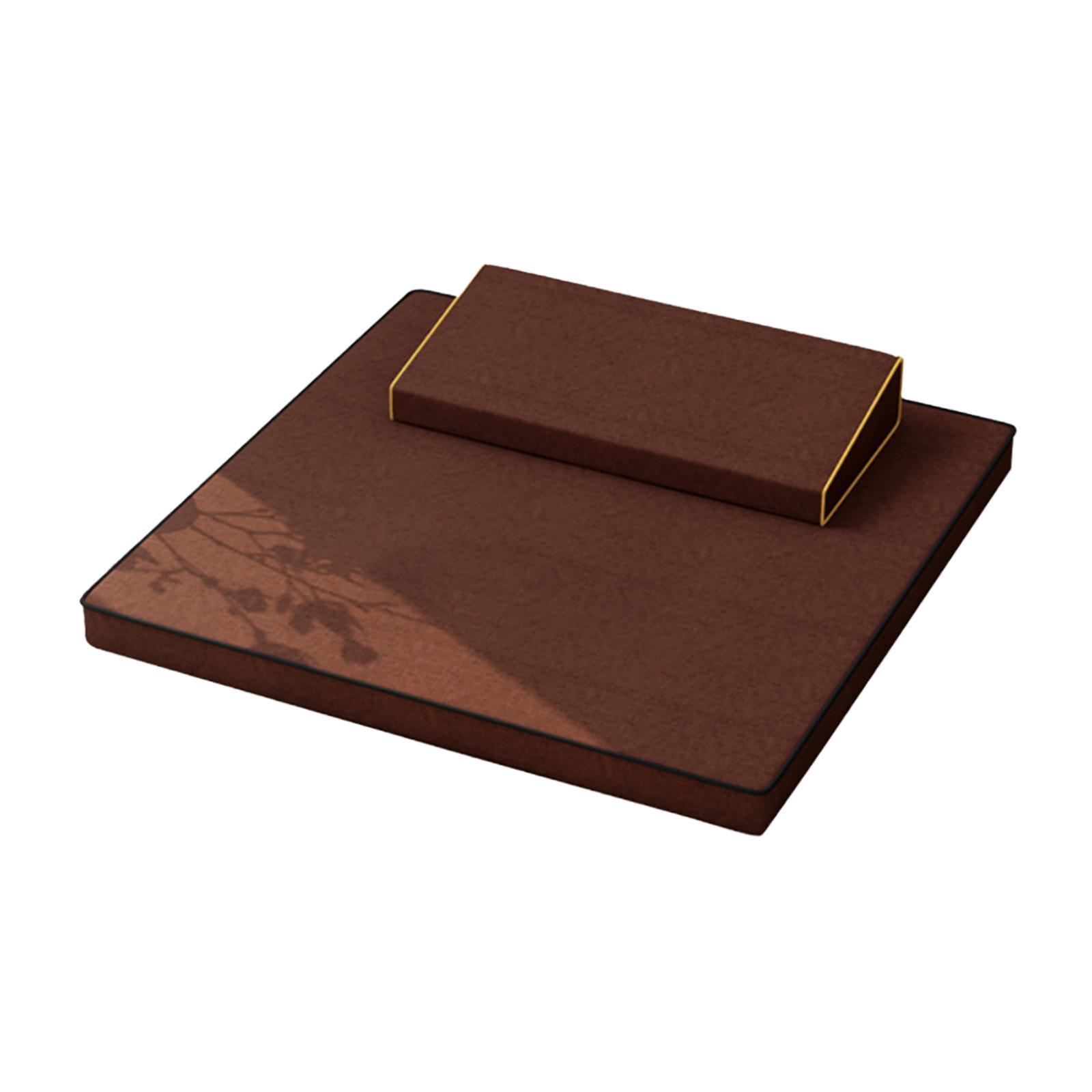 Meditation Cushion Zafu - 瞑想クッションセット多機能ポータブルニーリングマット仏陀礼拝マットザフ家庭用瞑想用ティーアート寝室女性男性用