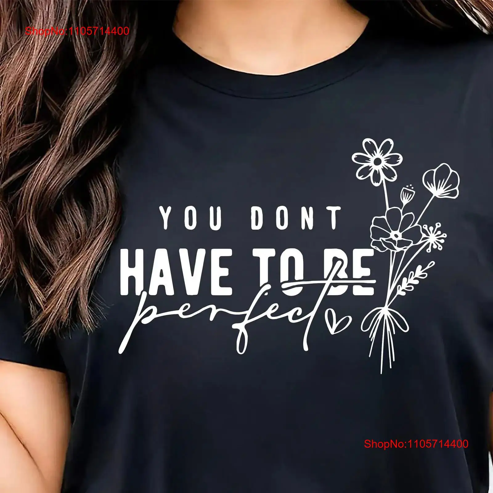 Pa Health & Wellness Zoominfo - あなたは完璧である必要はない、ただ本物であるだけです Tシャツ メンタルヘルス トップ ポジティブ インスピレーションを与える