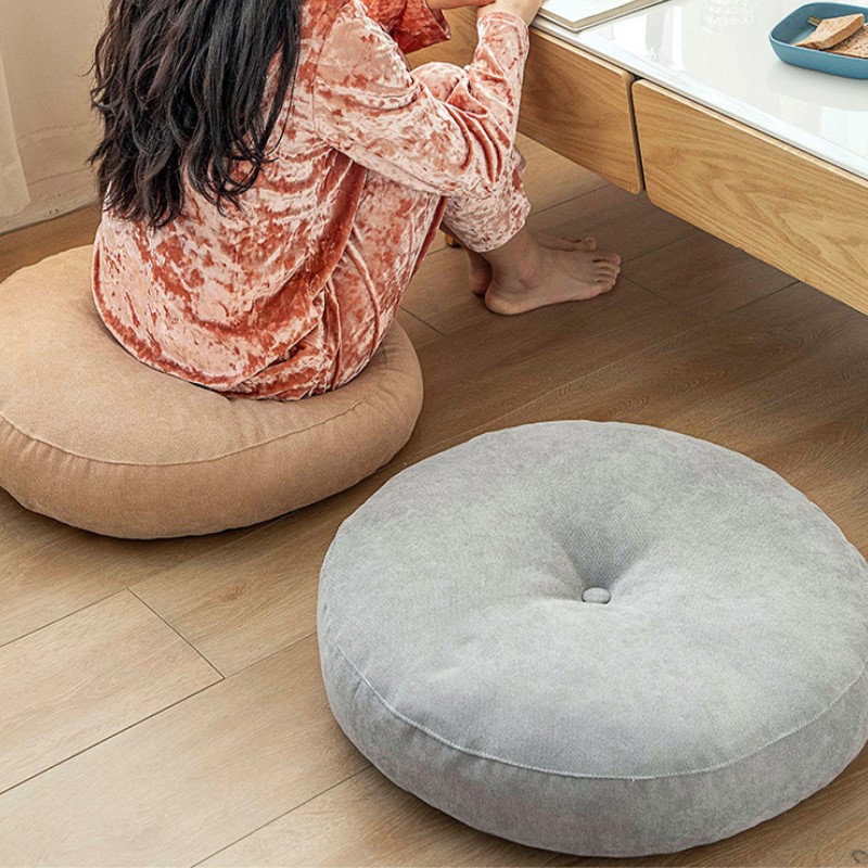 Meditation Cushion Zafu - Inyahome-大人と子供のための厚い瞑想クッション,丸い座席の枕,大きな床,Tatami,ヨガ,リビングルーム