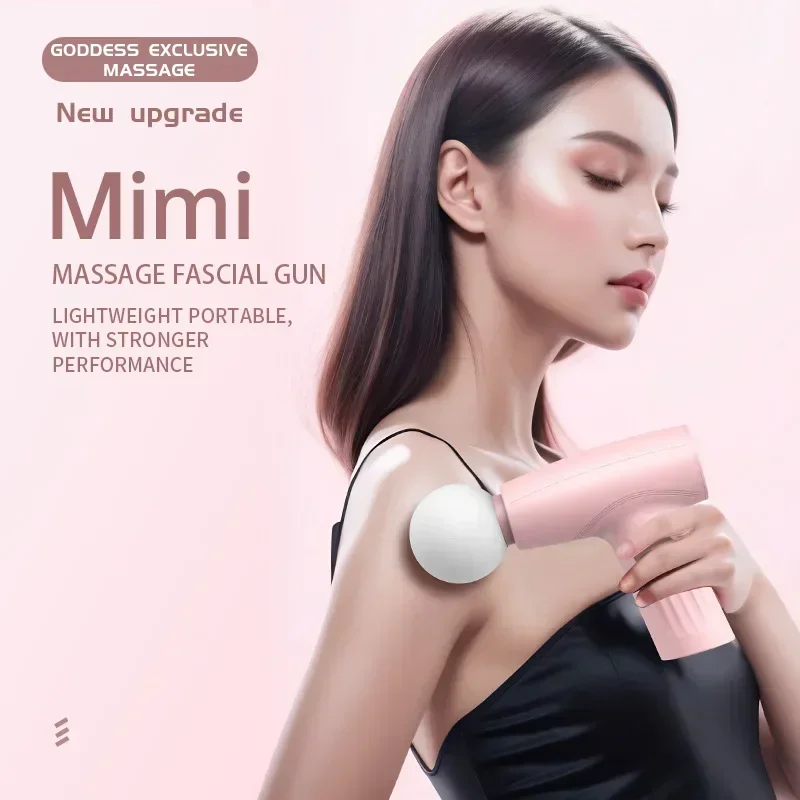 マッスルミニピンクマッサージガン深部組織ハンドヘルドマッサー - Health Wellness Massage のレビューと価格