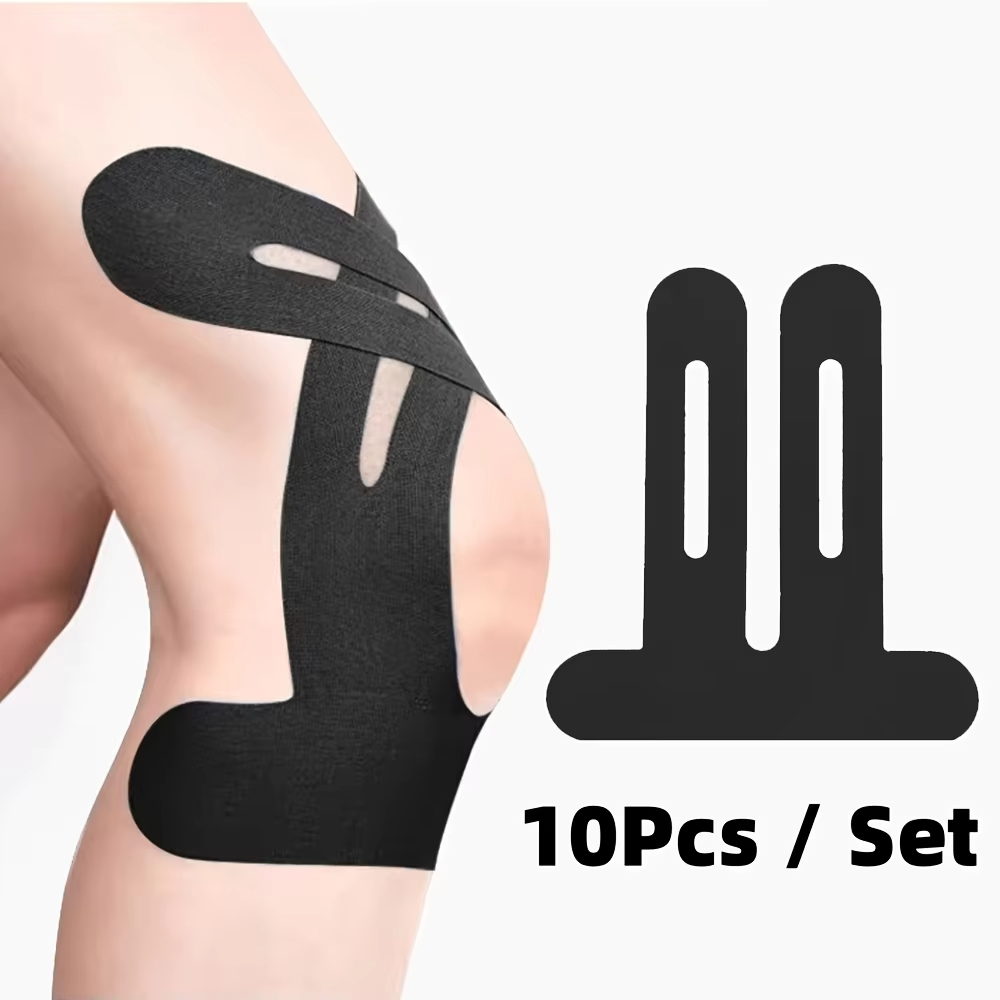 膝用キネシオロジーテープ、防水＆伸縮性、通気性のある膝用テー - Sports Taping Precut のレビューと価格