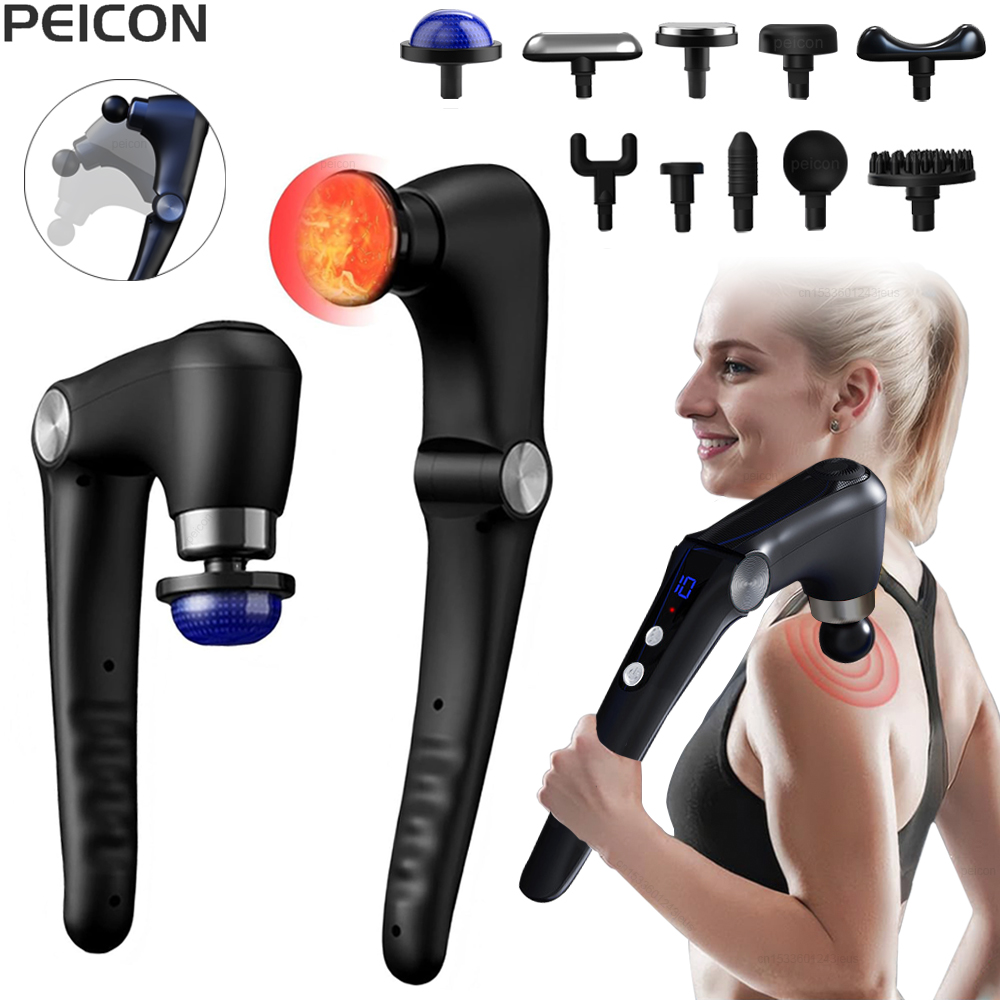 筋膜マッサージガン肩マッサージ機電気筋肉マッサージガン高周波 - Health Wellness Massage のレビューと価格