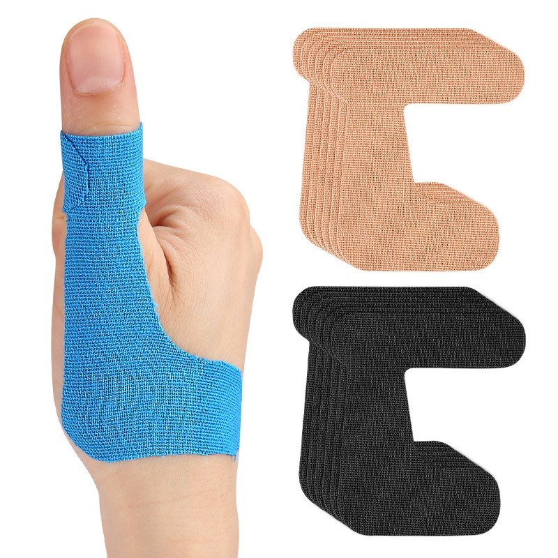 プレカット弾性サムテープ、サポート用スポーツ包帯、摩擦防止、 - Sports Taping Precut のレビューと価格