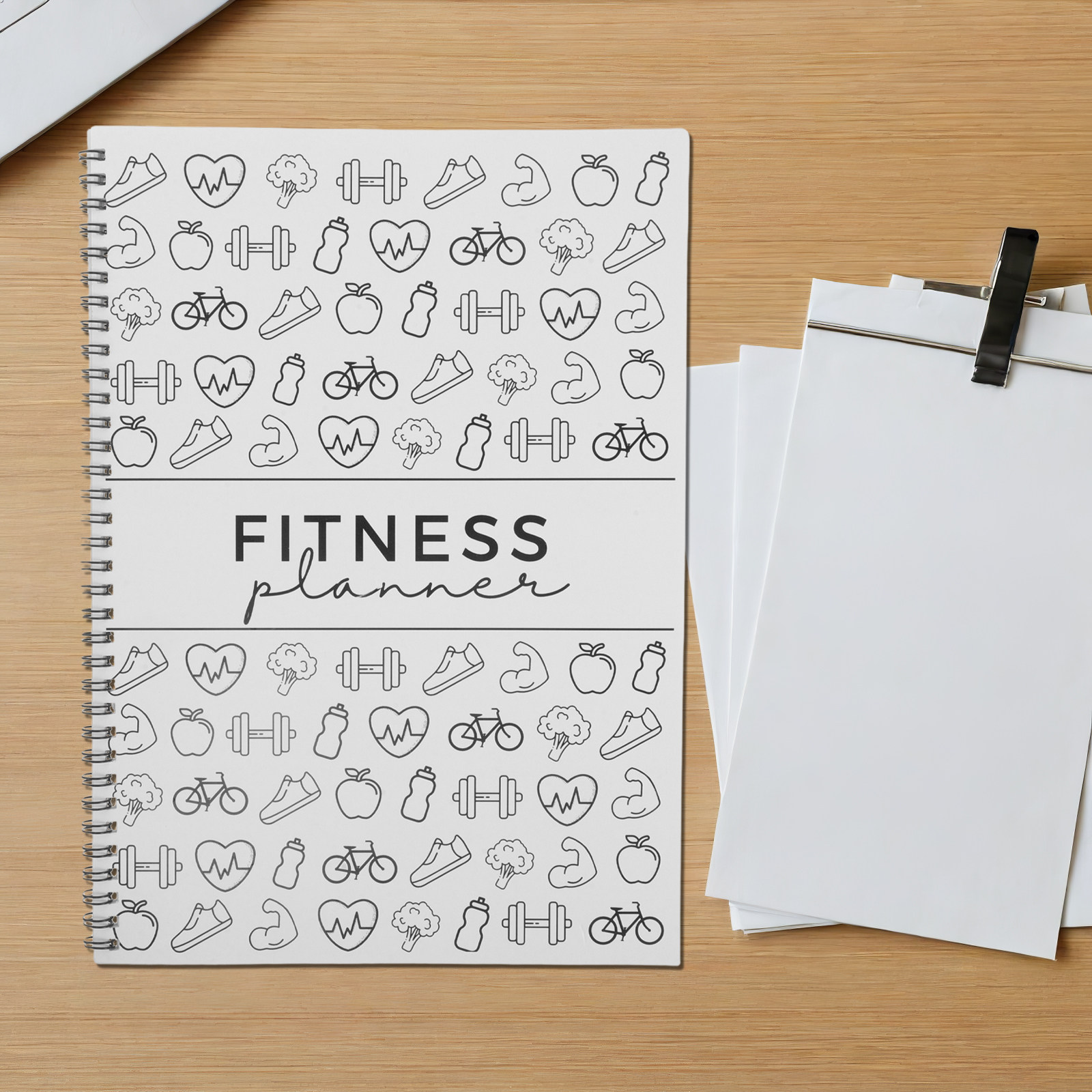 フィットネス・トラッカー・ノートブック 11.7 x 8.5 - Xbody Health & Wellness Functional Integrative Medicine Office & Medical Spa Wayne のレビューと価格