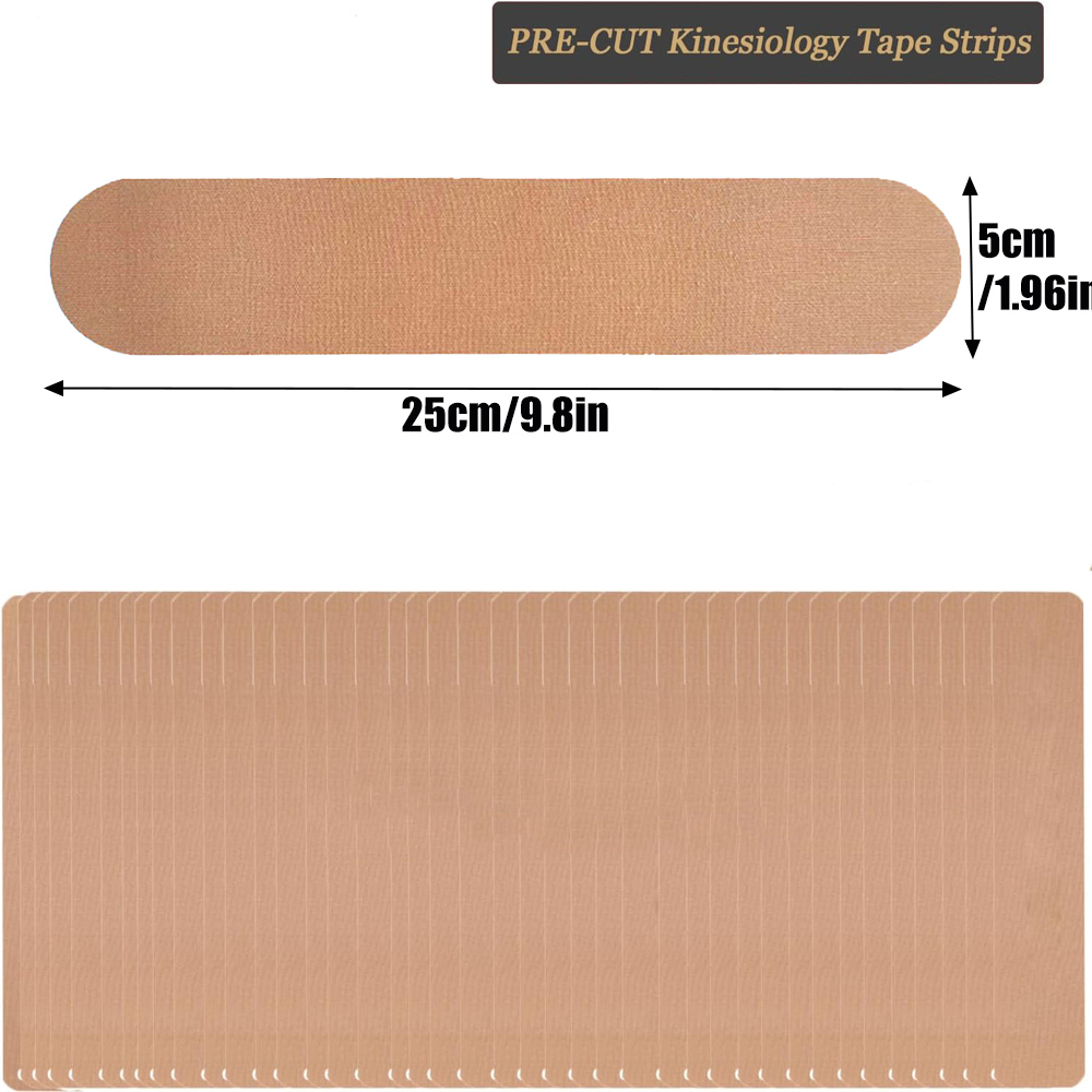 10個入りプレカットキネシオロジーテープストリップ、アスレチ - Sports Taping Precut のレビューと価格