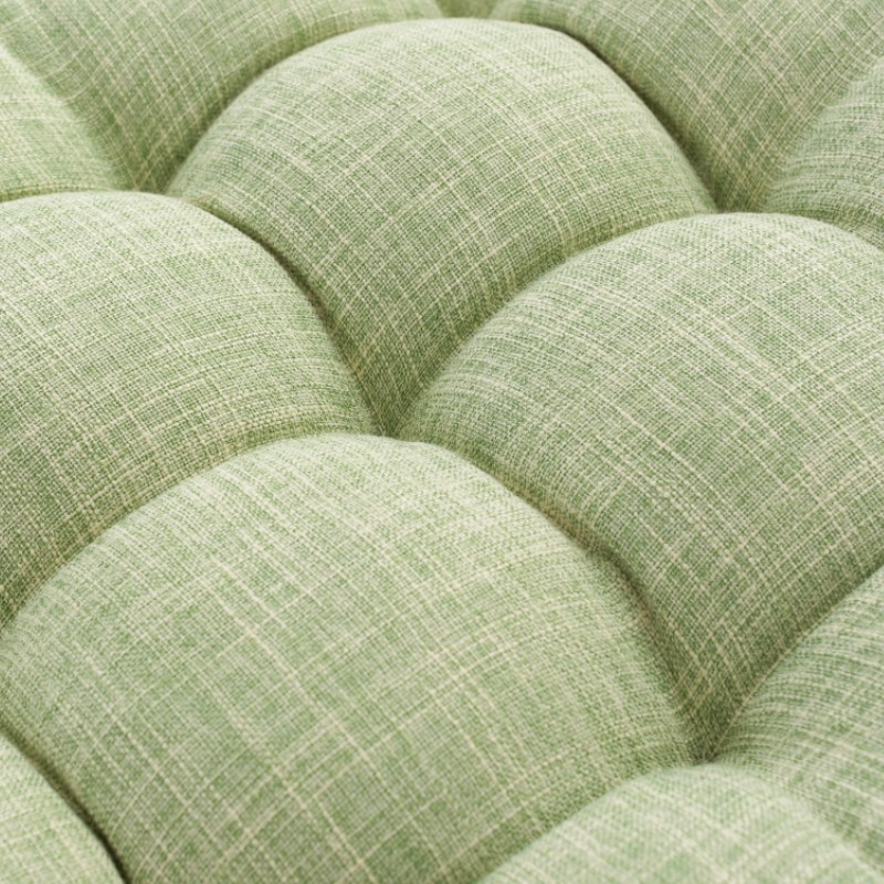 天然リネンラウンドフロアピローシートクッション厚手タフテッド - Meditation Cushion Zafu のレビューと価格