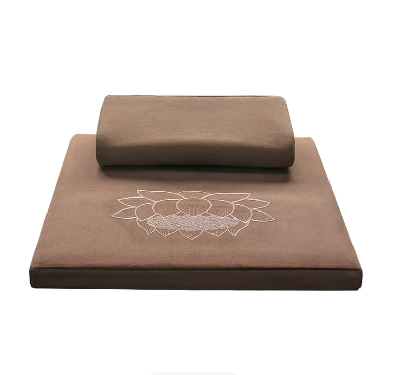 隆起型座布団 禅瞑想クッション 蘇州刺繍 蓮柄 超厚 滑り止 - Meditation Cushion Zafu のレビューと価格