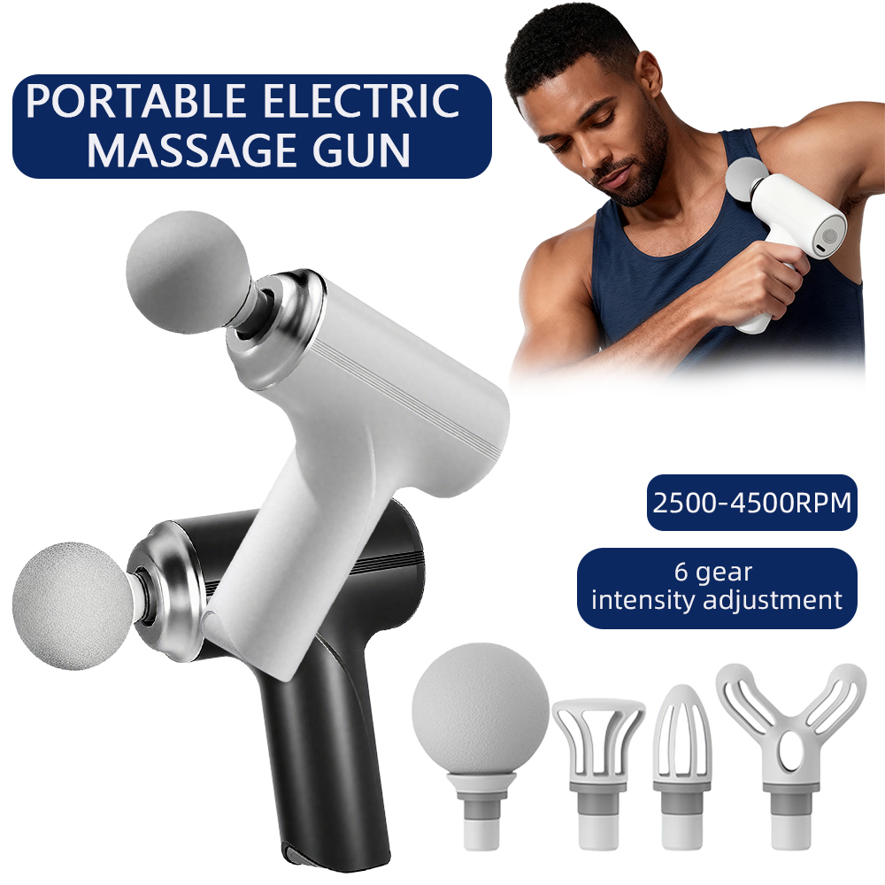 ポータブルミニ筋膜マッサージガン ワイヤレス肩背中マッサージ - Health Wellness Massage のレビューと価格